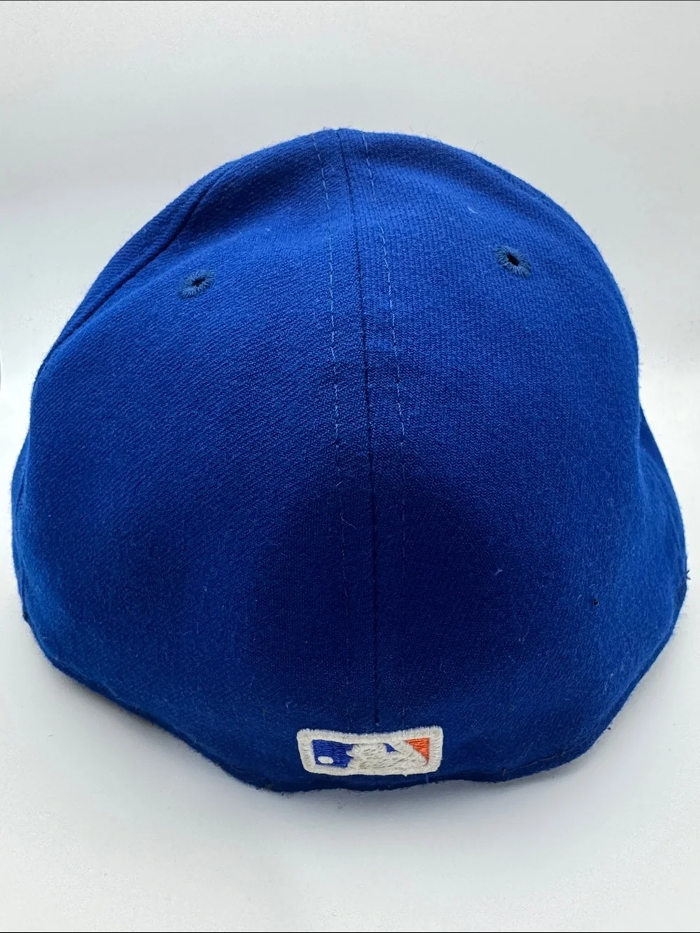 New York Mets Classic Fitted Blue Orange Cap (New Era 59 FFTY) Hat 7 3/8